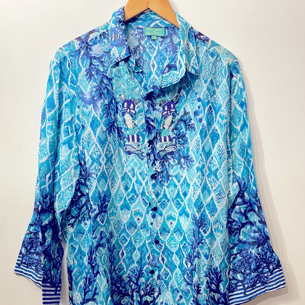 Antica Sartoria mens caftan shirt